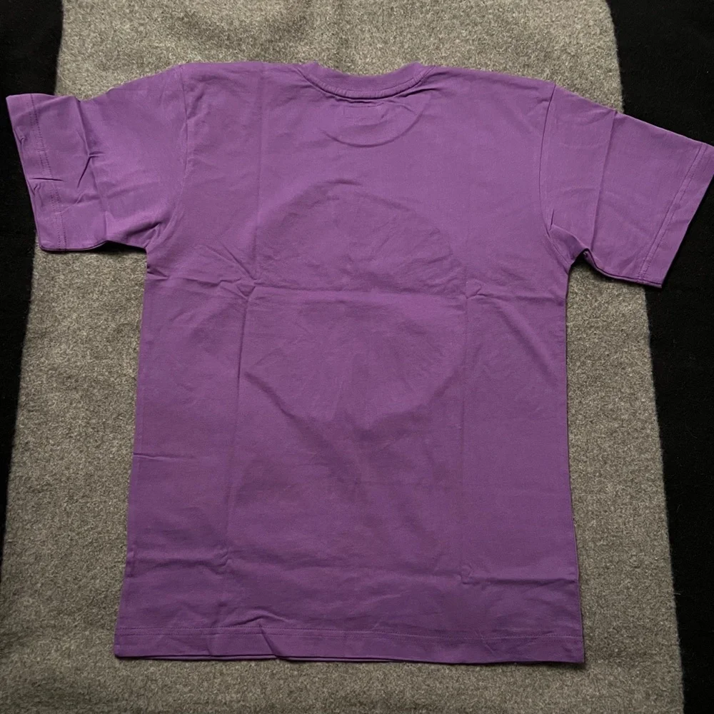 CHINATOWN MARKET "Smack" Purple Puff Print S/S Shirt MEDIUM NWT CTM - Picture 6 of 7